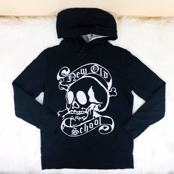 Zara Boys New Old School Graphic Hoodie Size 10 - Picture 1 of 6